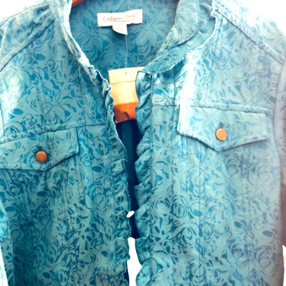 SALE!!! Coldwater Creek Jacquard Jacket - Picture 3 of 7